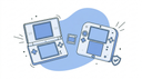 Nintendo 3DS of 2DS kopen - illustratie van clamshell 3DS naast platte 2DS