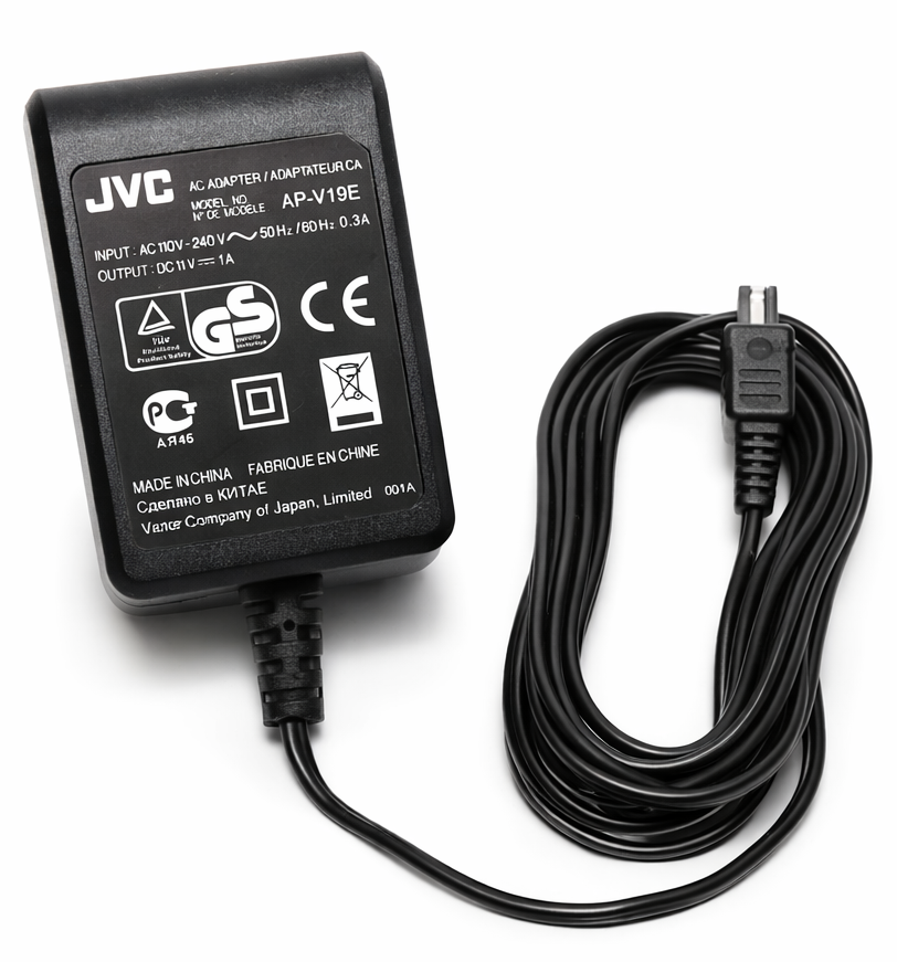 JVC-AC Adapter / Voeding AP-V19E 11V 1A voor JVC Camcorders-tweedehands