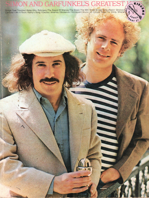 Simon and Garfunkel's Greatest Hits - voorkant met titellijst