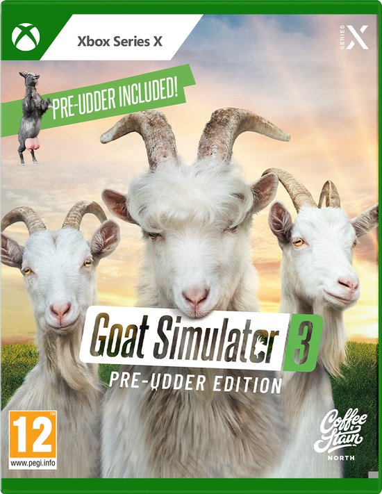 Xbox Series X Goat Simulator 3 Pre-Udder Edition, doos voorkant