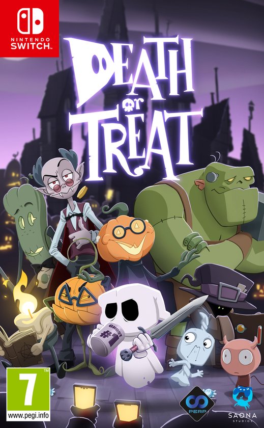 Nintendo Switch Death or Treat, doos voorkant