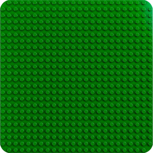 LEGO DUPLO 9071 grote bouwplaat 24x24 noppen, groen, bovenaanzicht, tweedehands
