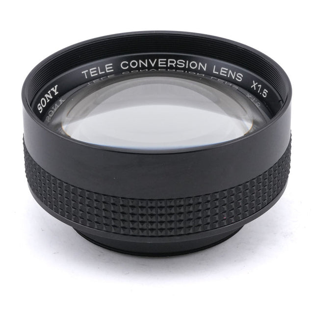 Sony VCL-1558A Tele Conversion Lens x1.5 voor 58mm filterdraad, zwart, voorkant