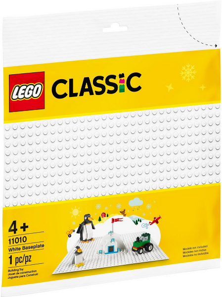 LEGO Classic White Baseplate - 11010