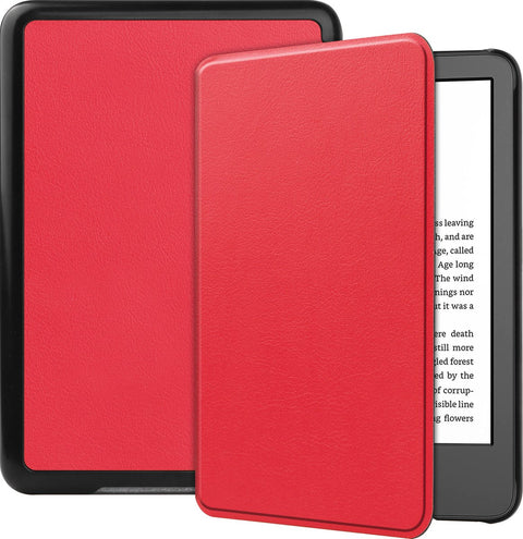 Algemeen-Sleepcover voor Amazon Kindle 11 (2022) E-reader - Rood (Nieuw)