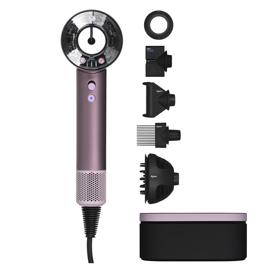 Dyson-Supersonic Nural HD16 Föhn met 5 Opzetstukken en Opbergdoos - Jasper Plum-tweedehands