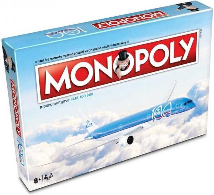 Hashbro-Monopoly - KLM 100 Jaar Jubileumeditie - Bordspel (Nieuw)