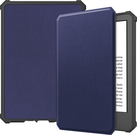 Algemeen-Sleepcover voor Amazon Kindle 11 (2022) E-reader - Donker Blauw (Nieuw)