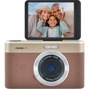 PIXPRO C1 Digitale Compact Camera - Bruin (In doos)