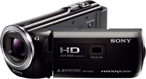 Sony-HDR-PJ320E Digitale Videocamera - Zwart (In doos)-tweedehands