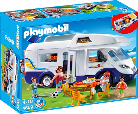 Playmobil-Grote Familie Kampeerwagen / Camper - 4859 (Nieuw)
