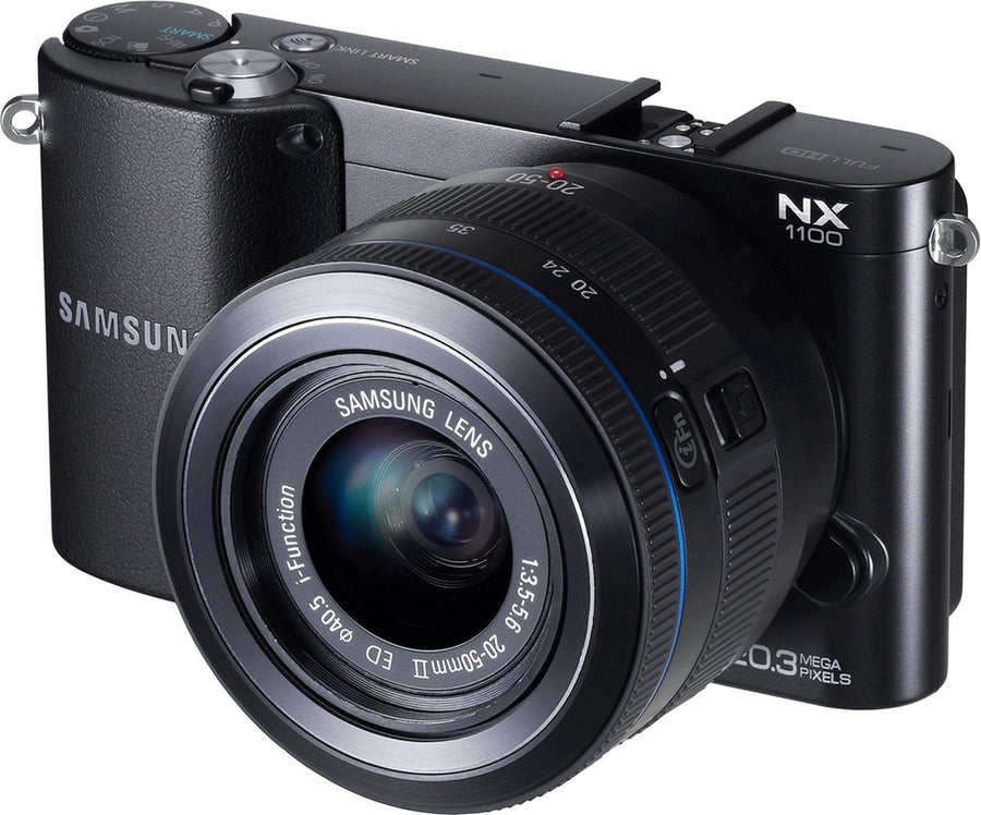 NX1100 Camera + 20-50mm i-Function f/3.5-5.6 Lens - Zwart