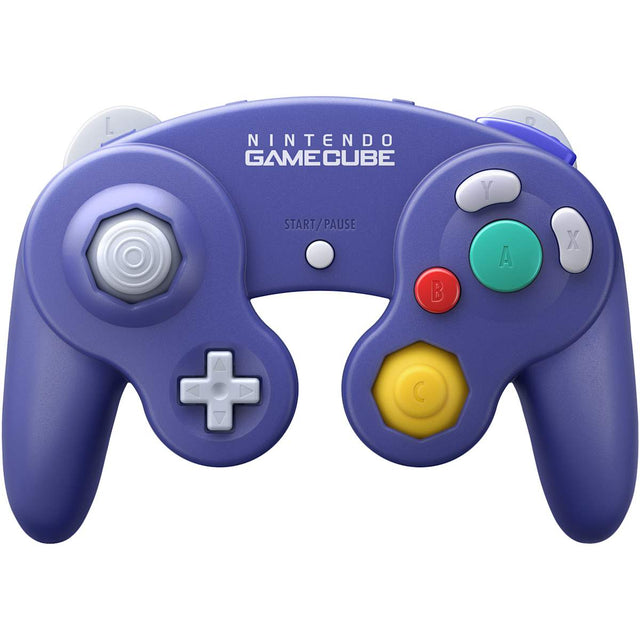 Nintendo Switch 2 GameCube controller, paars, vooraanzicht, tweedehands