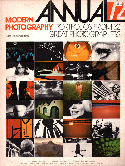 Modern Photography Annual 72 - voorkant met fotoraster