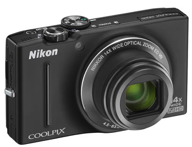 Nikon-Coolpix S8200 Digitale Compact Camera - Zwart-tweedehands