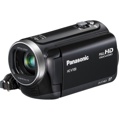 Panasonic-HC-V100 HD Digitale Videocamera - Zwart-tweedehands