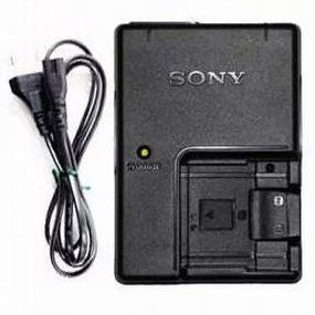 Sony BC-CS3 acculader voor NP-BD1, NP-FD1, NP-FE1, NP-FR1 en NP-FT1, zwart, met netsnoer, tweedehands