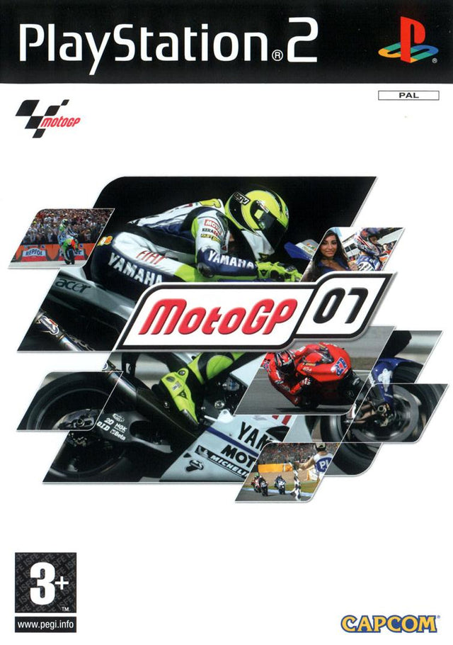 PlayStation 2 MotoGP 07, doos voorkant, tweedehands