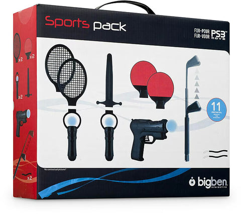 Bigben-Move Sports Pack Playstation 3 Accessoirepakket (Nieuw)