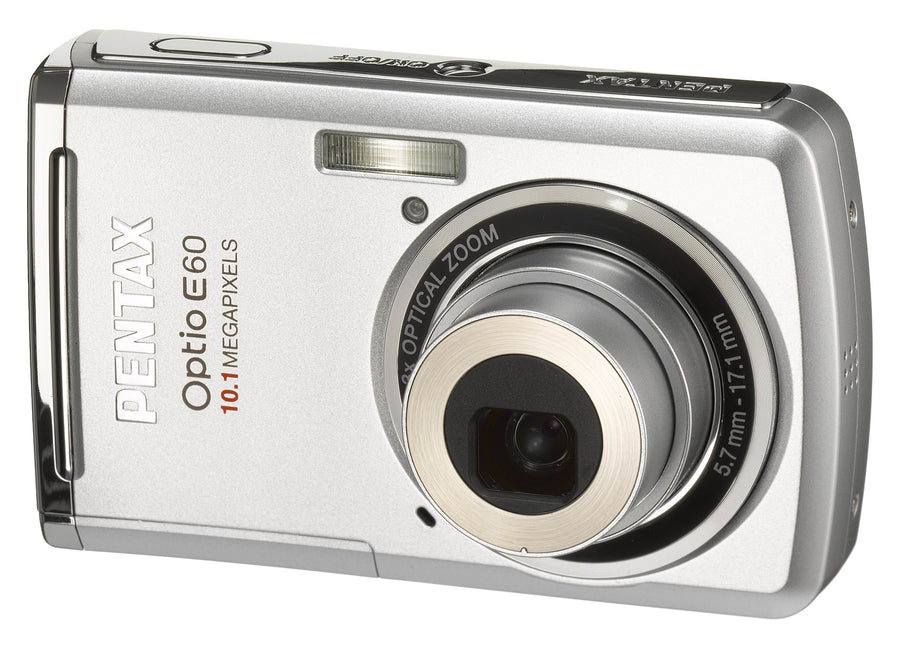 Pentax-Optio E60 Digitale Compact Camera - Zilver (Nieuw)