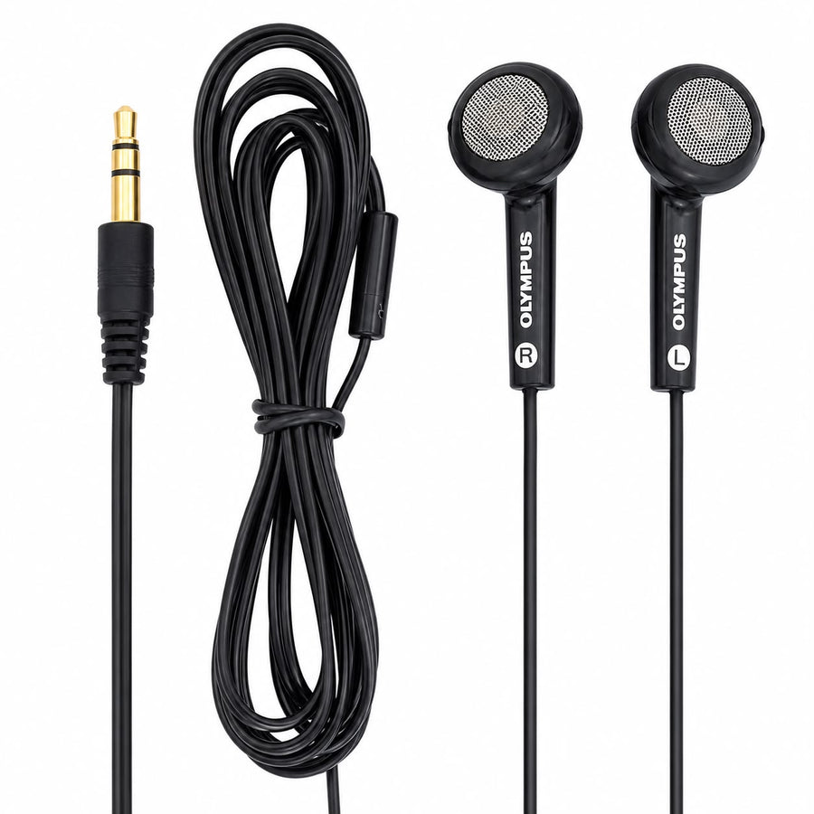 Stereo Oordopjes 3,5mm Jack - Zwart