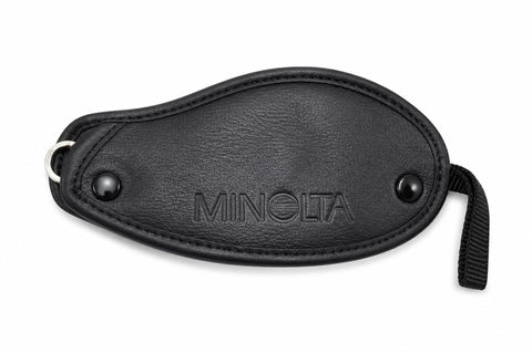 Minolta hand strap grip pad voor Minolta camera, zwart, tweedehands
