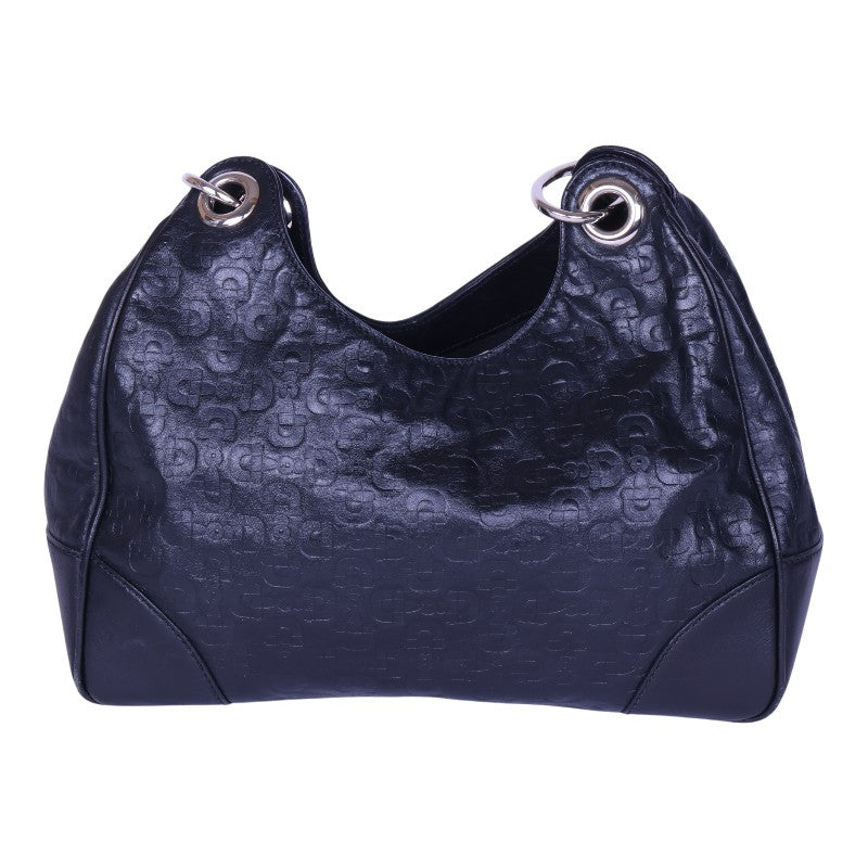 Princy Hobo Zwart Leer