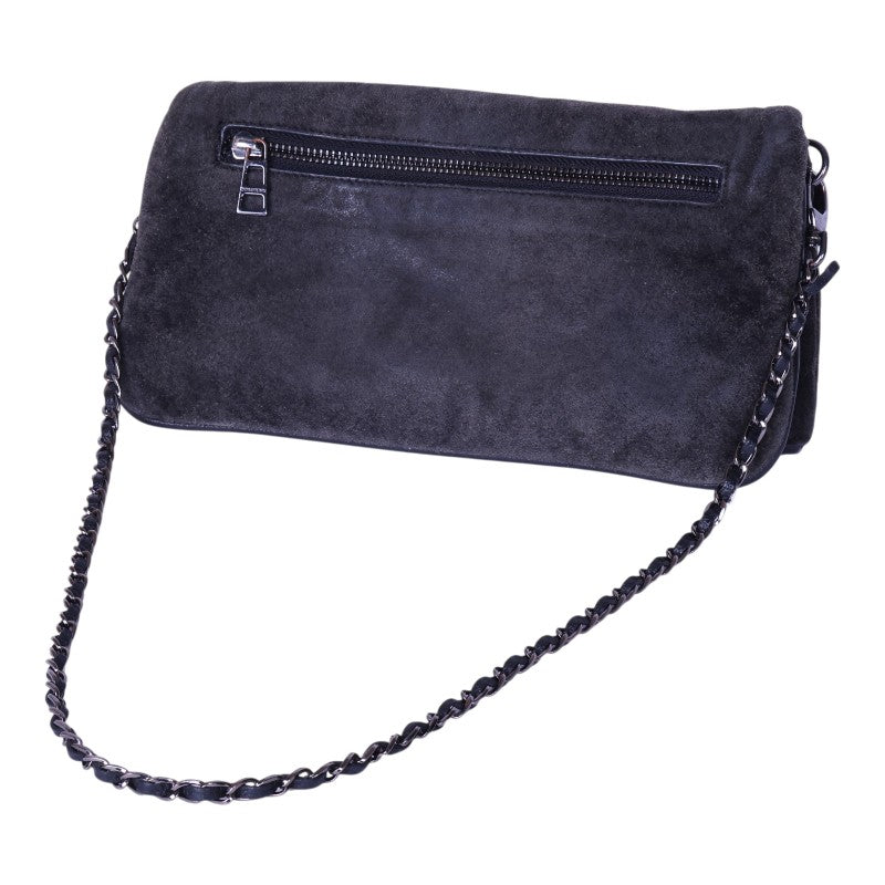 Rock Suede Clutch - Grijs