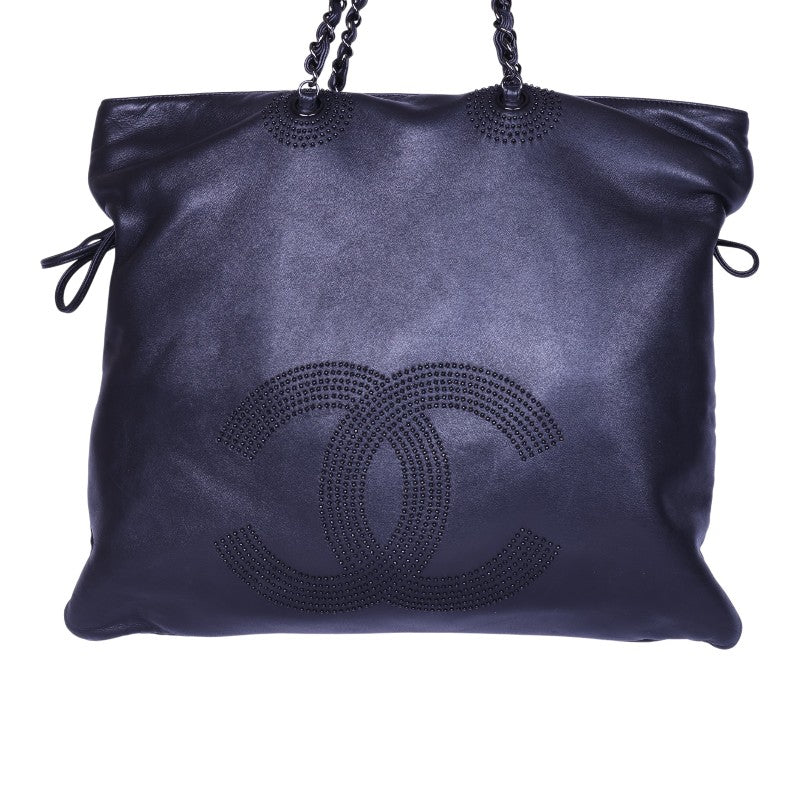 Strass CC Shopping Tote Zwart Lamsleer