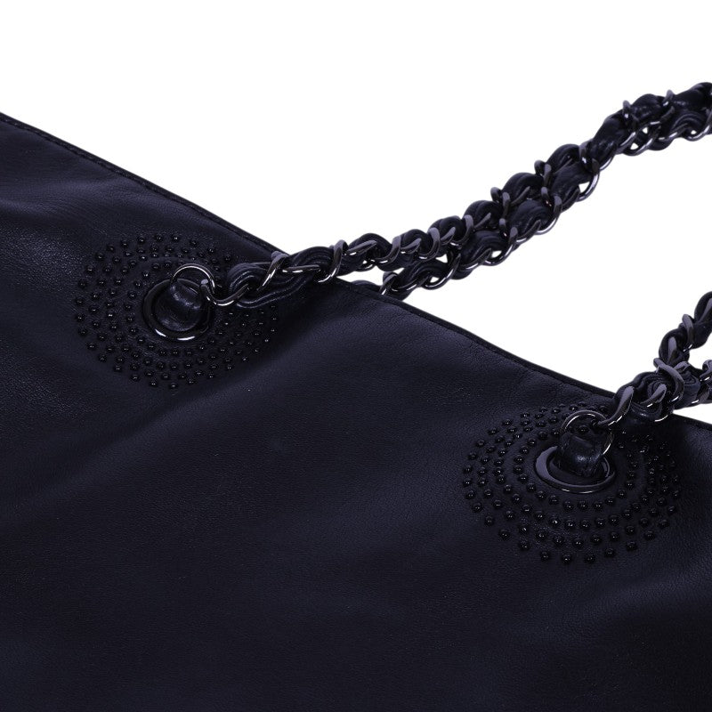 Strass CC Shopping Tote Zwart Lamsleer