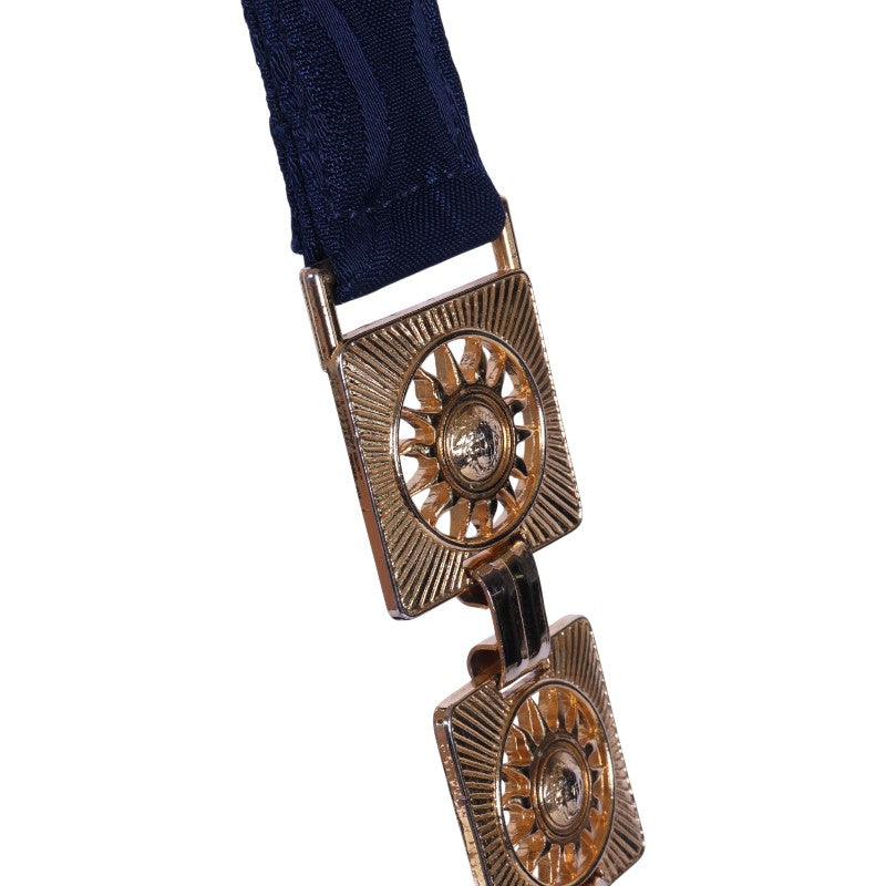 Nylon Crossbody Tas Zon-Medaillon - Blauw