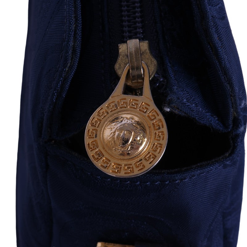 Nylon Crossbody Tas Zon-Medaillon - Blauw