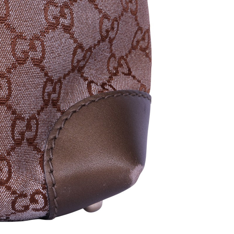 Heart Bit Hobo GG Canvas Bronze