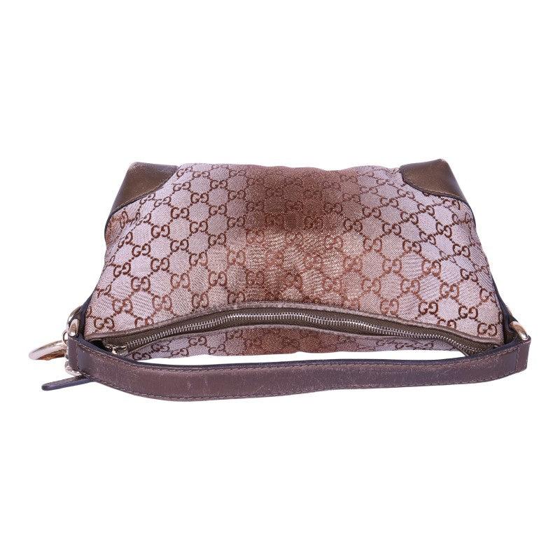 Heart Bit Hobo GG Canvas Bronze