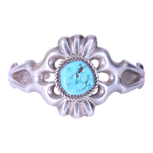 Zandgegoten Armband met Turkoois - Sterling Zilver