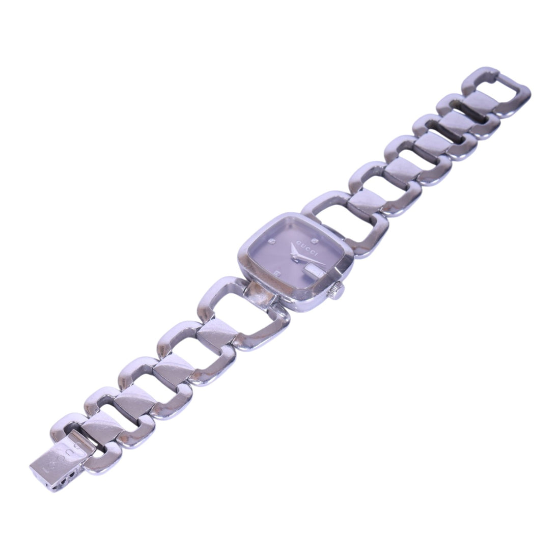 G-Gucci Small Diamanten - Bruine Wijzerplaat (YA125503)