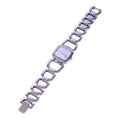 G-Gucci Small Diamanten - Parelmoer Wijzerplaat (YA125502)