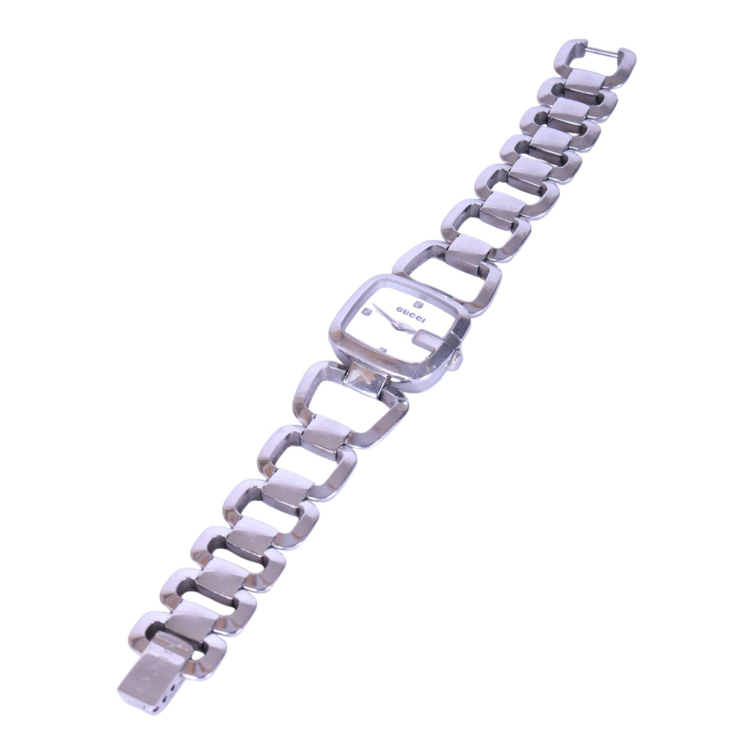 G-Gucci Small Diamanten - Parelmoer Wijzerplaat (YA125502)