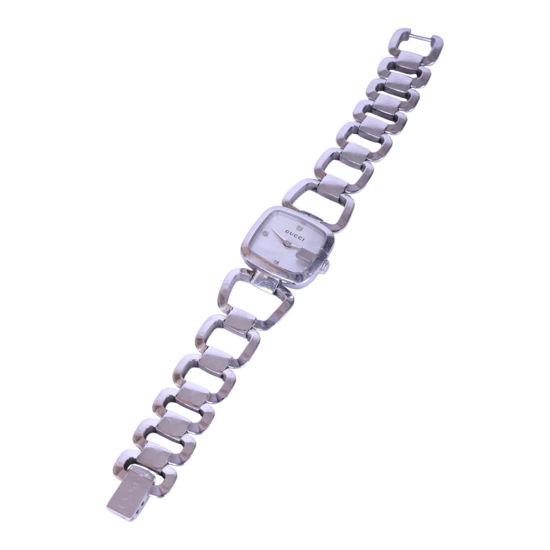 G-Gucci Small Diamanten - Parelmoer Wijzerplaat (YA125502)