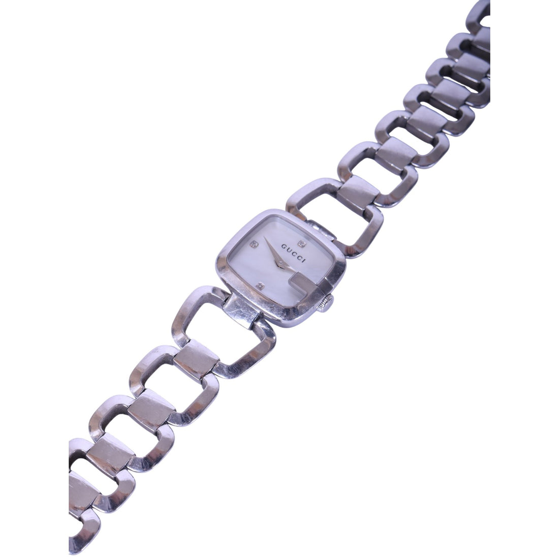 G-Gucci Small Diamanten - Parelmoer Wijzerplaat (YA125502)