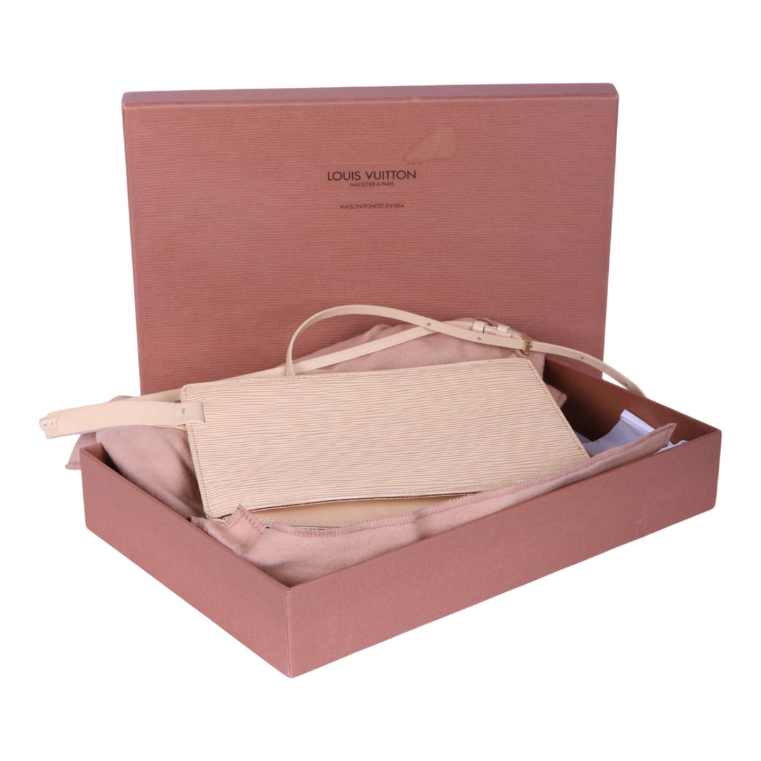 Pochette Accessoires Epi Vanille