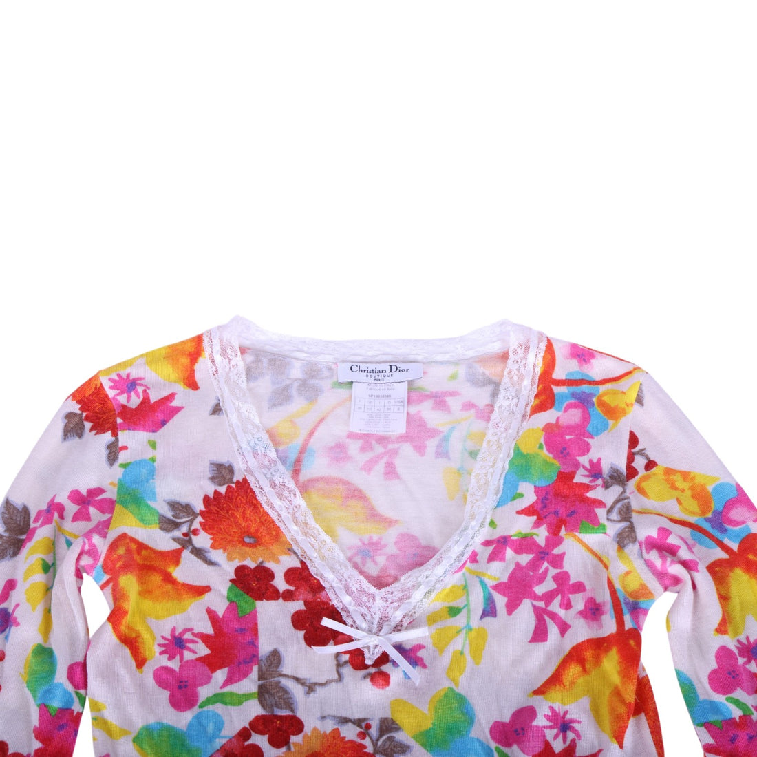 Bloementop Multicolor met Kant - FR 38