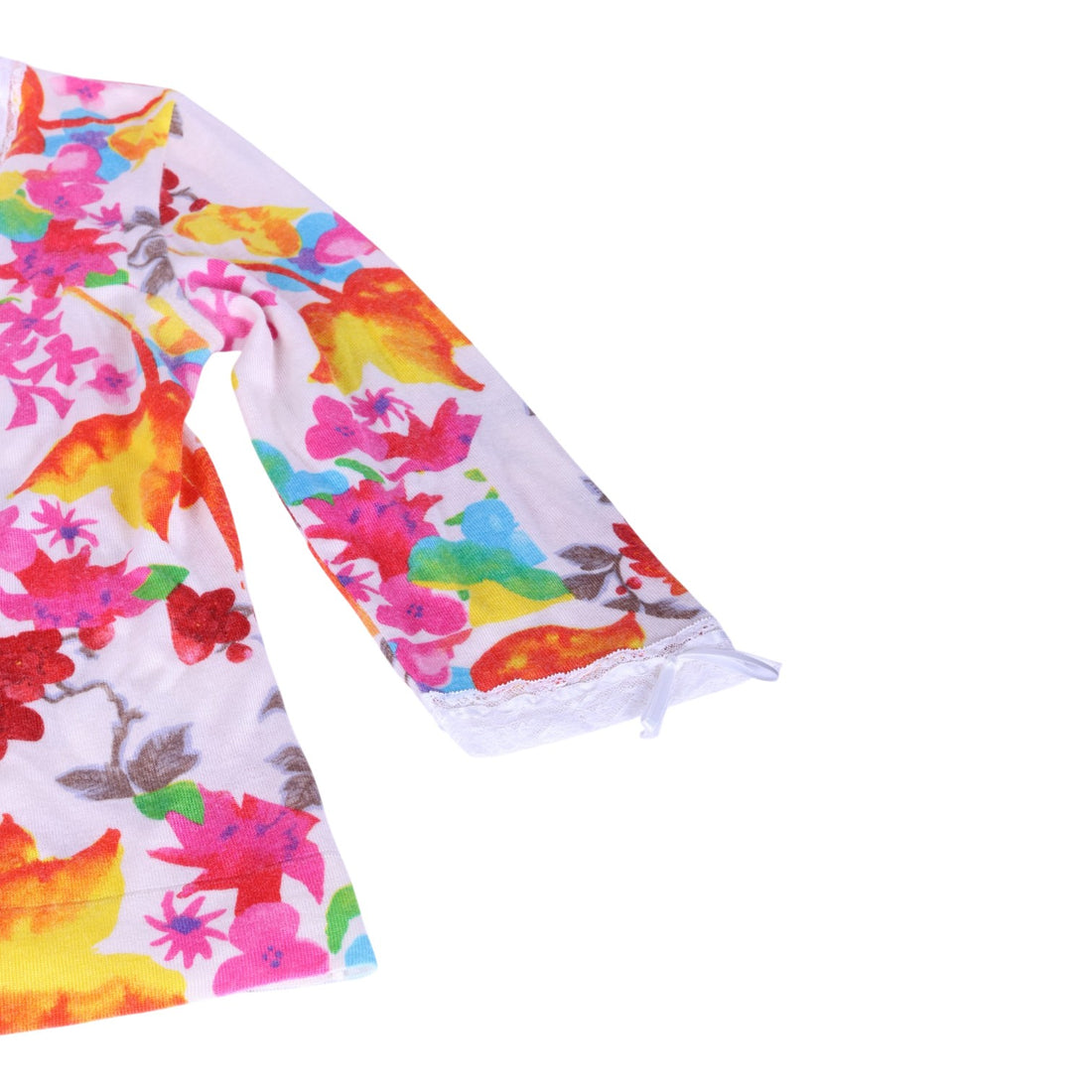 Bloementop Multicolor met Kant - FR 38