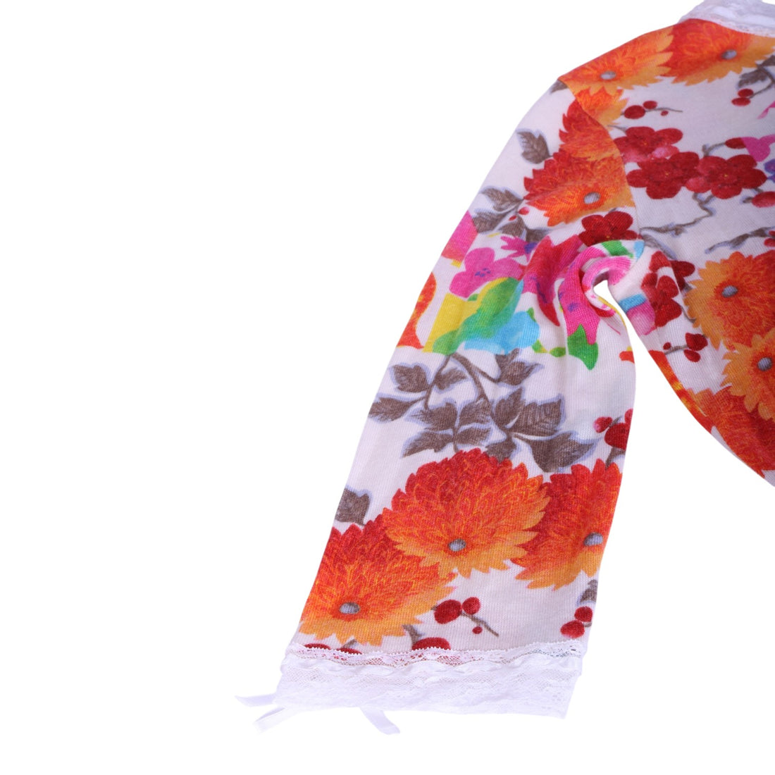 Bloementop Multicolor met Kant - FR 38