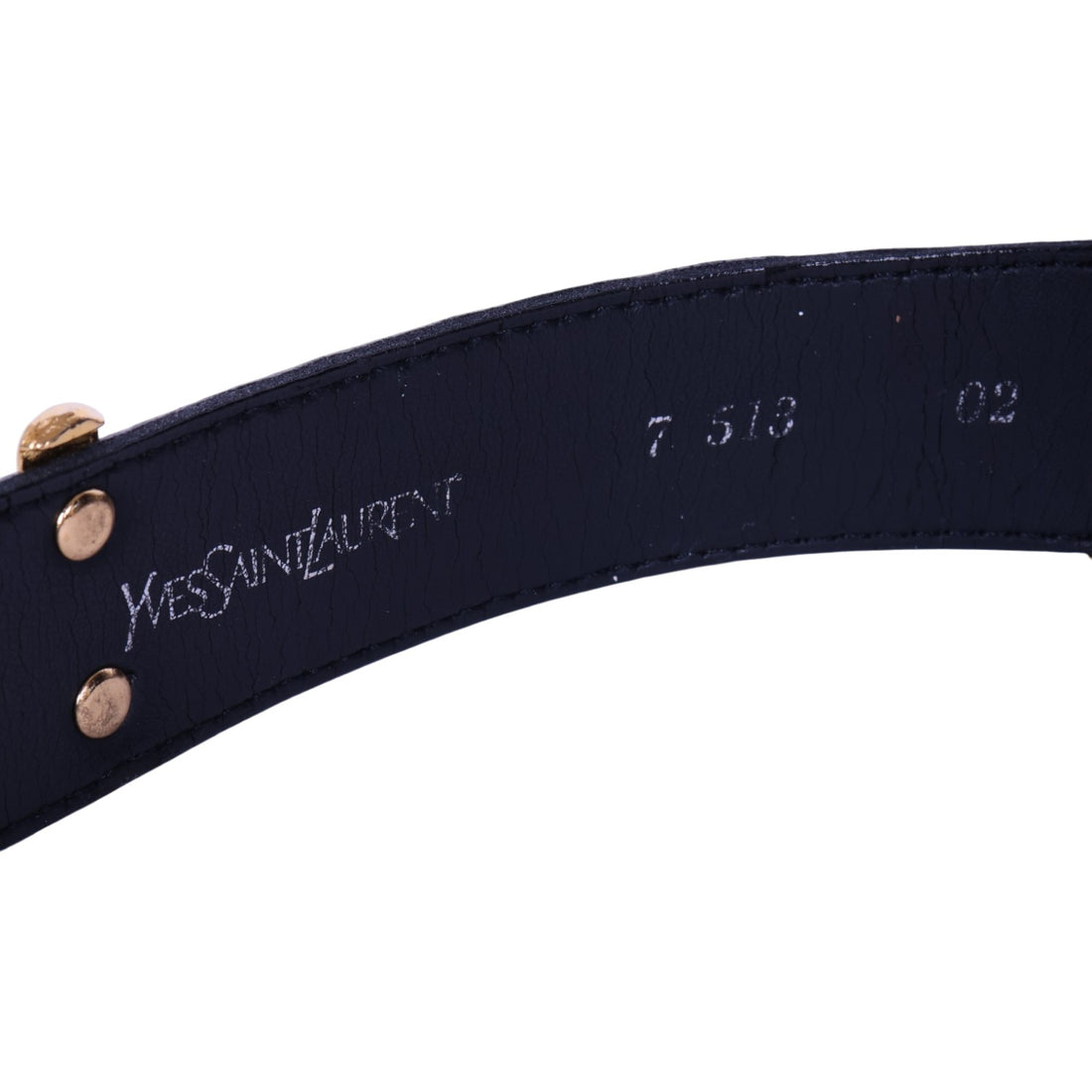 Croco Riem Zwart Leer met Gouden Gesp