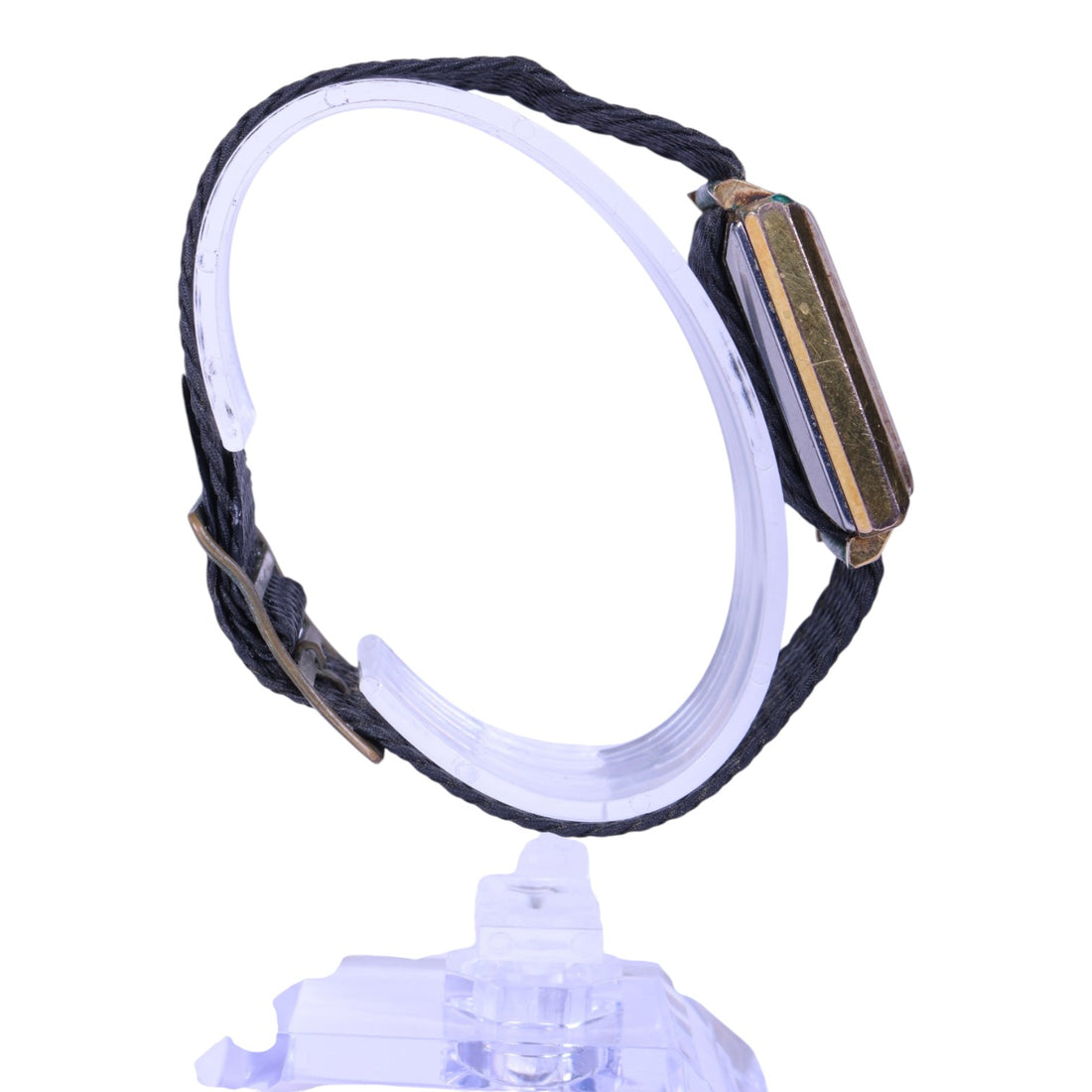Vierkant Verguld Herenhorloge met Datum - 17 Jewels Incabloc