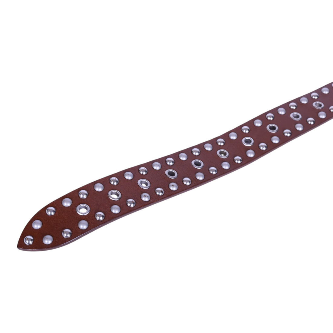 Rica Studded Riem Cognac - Maat S