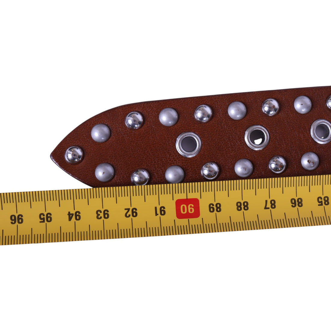 Rica Studded Riem Cognac - Maat S