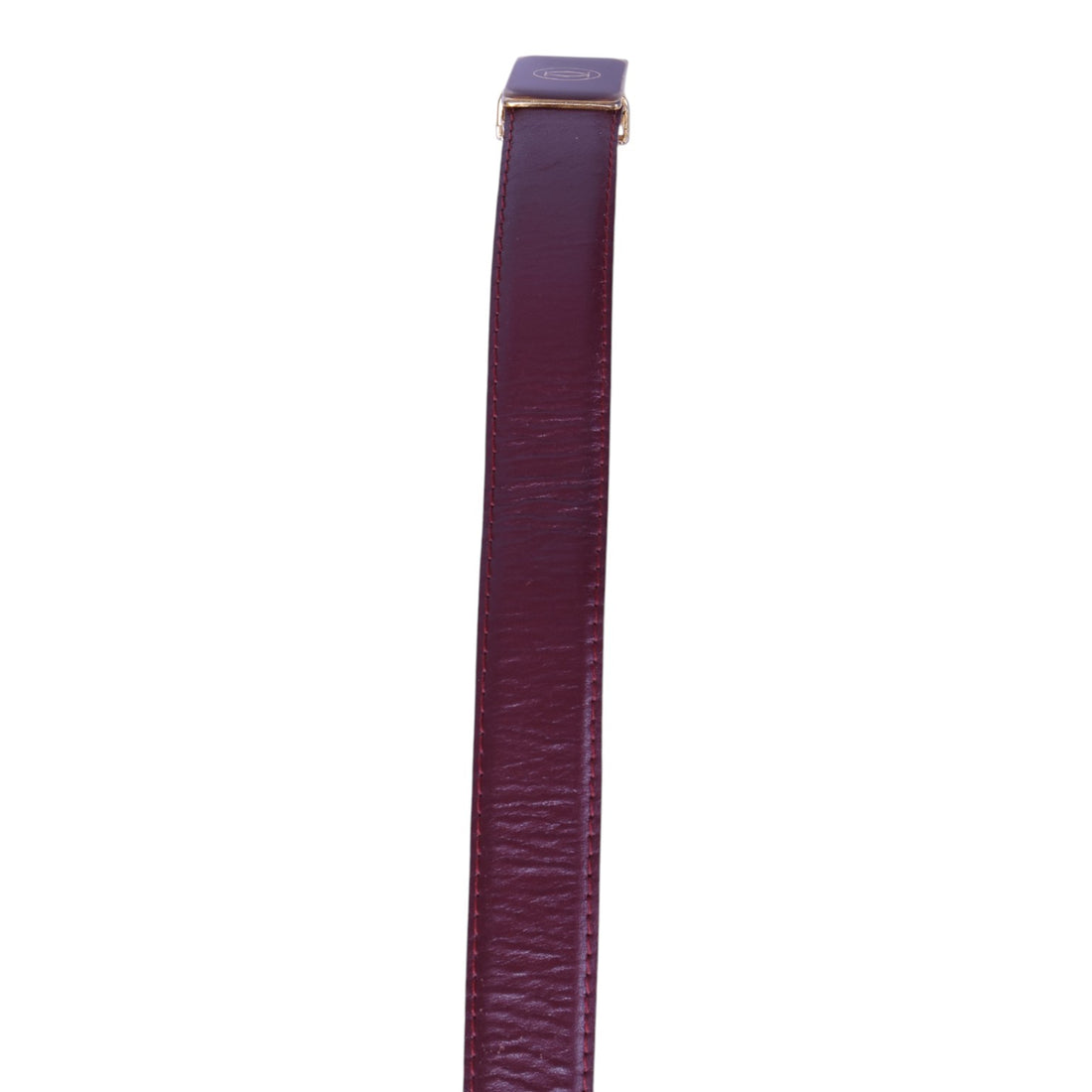 Must Riem Bordeaux Leer - Bordeaux Plaque Gesp