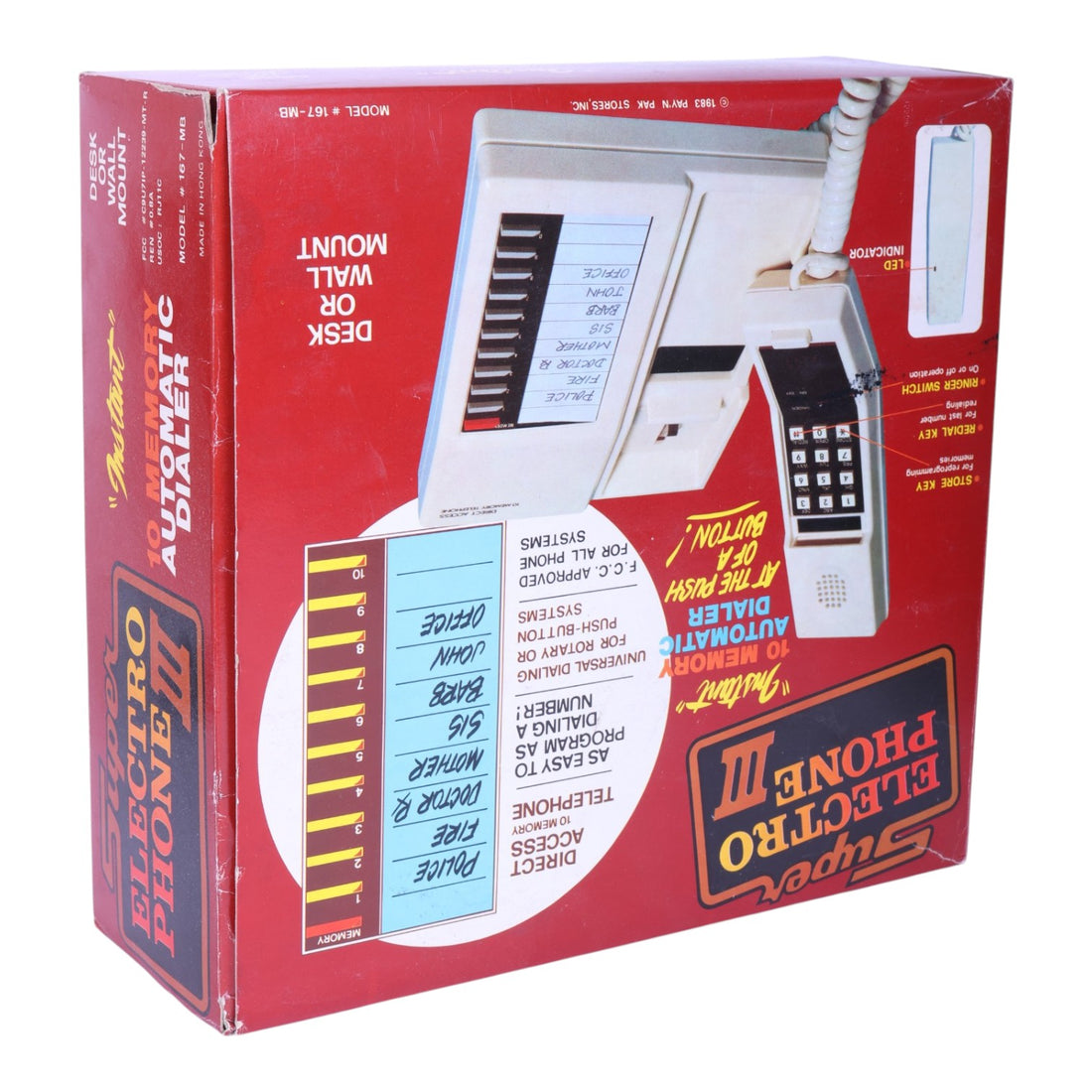 Super Electro Phone III - 10 Memory Automatic Dialer (167-MB)